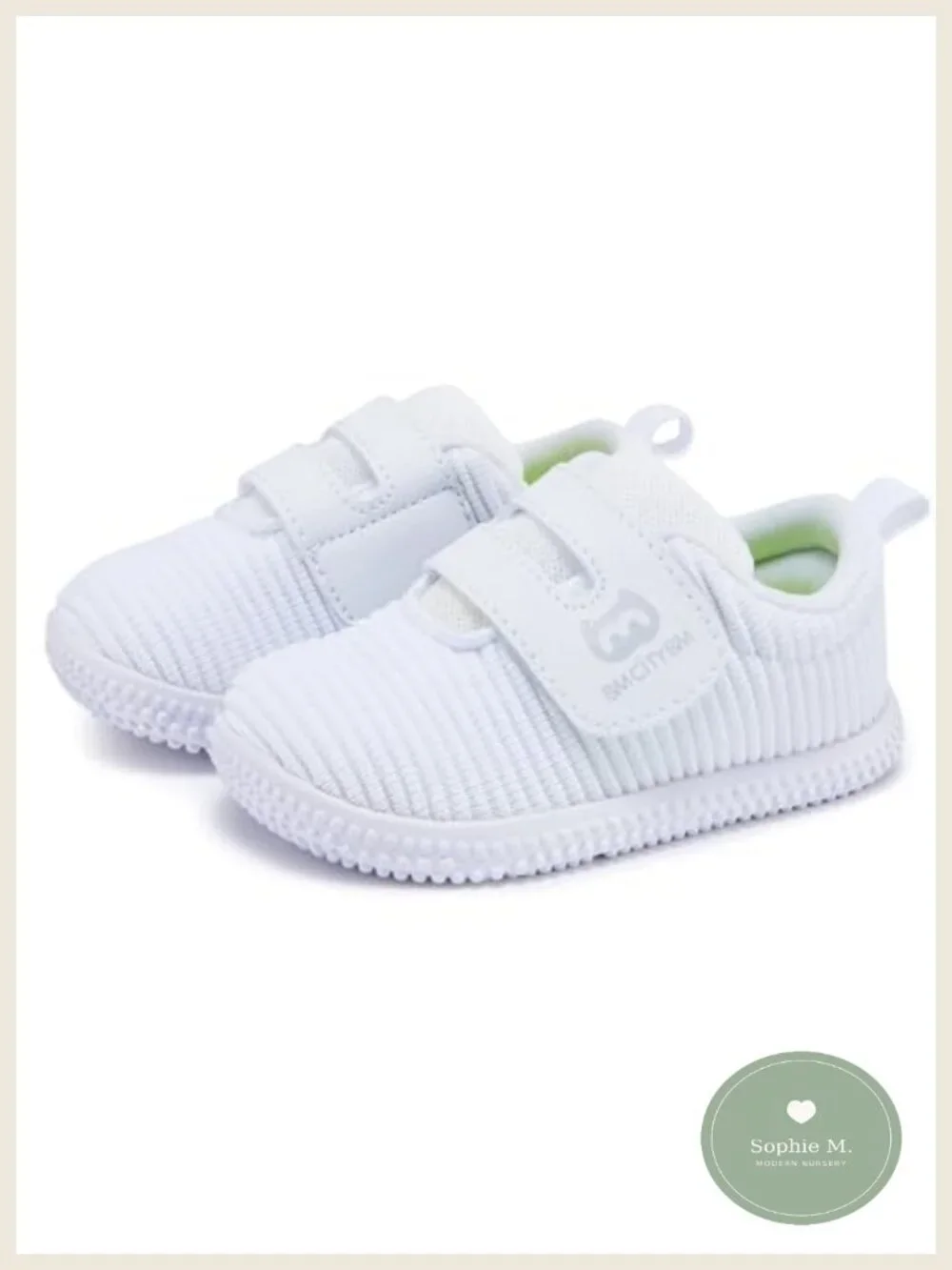 Baby Walking Shoes First Walkers Toddler Sneakers Breathable Non-Slip Hook &